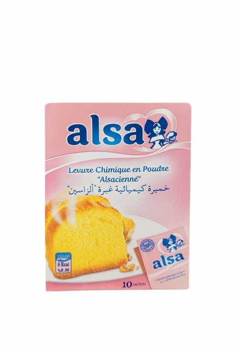 Alsa – Levure Chimique en Poudre “Alsacienne” (10 sachets)